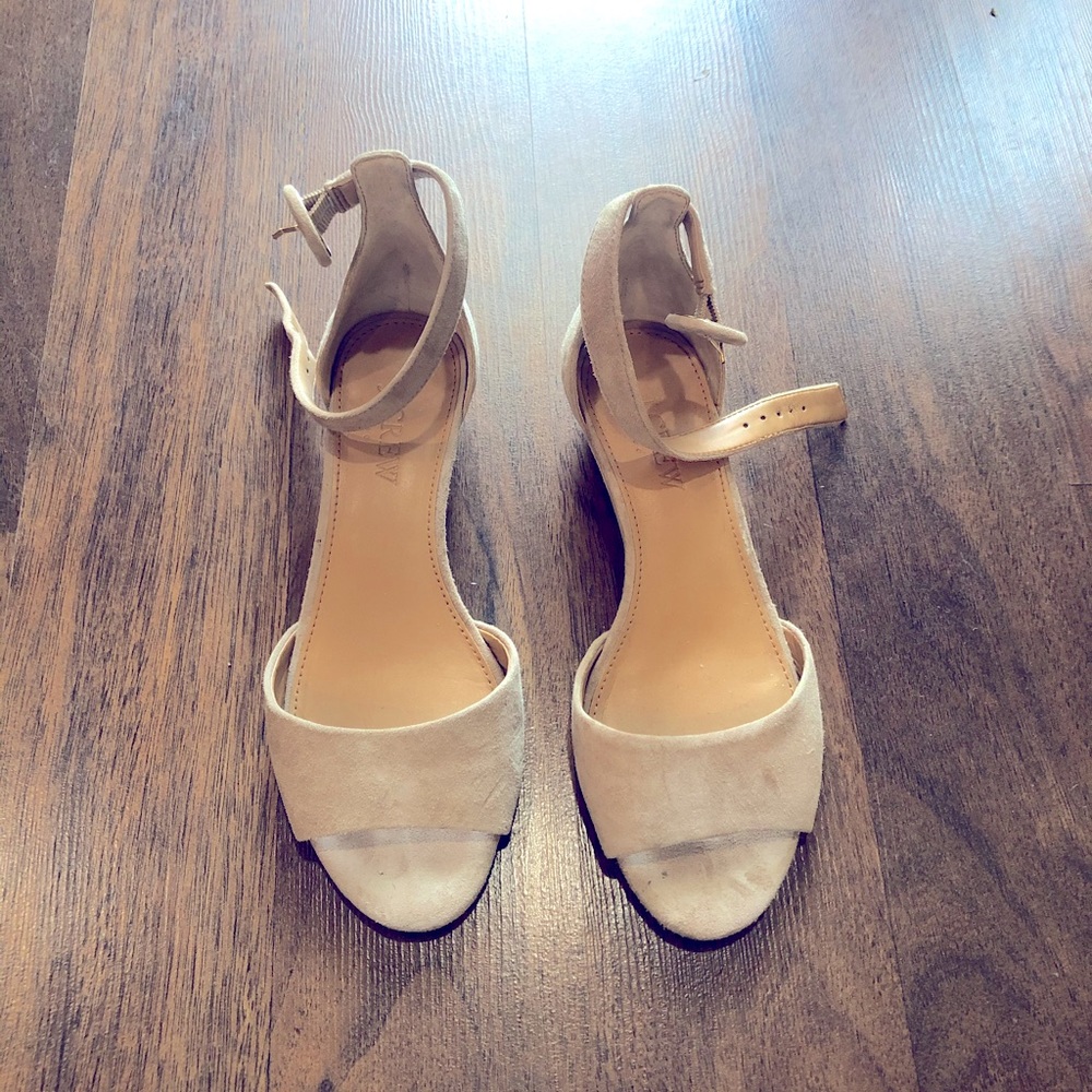 JCrew Factory Ankle Strap Sandals, Size 5.5